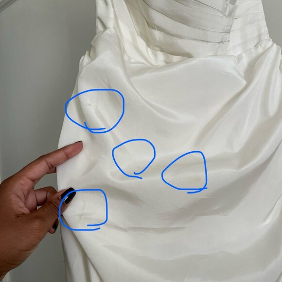 Late 1940s / Early 1950s Vintage Fred Perlberg Ivory Wedding Dress - Picture 13 of 16